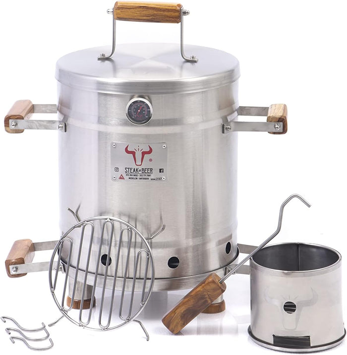 Barril Asador Compacto Pequeño | Parrilladas Jugosas y Fáciles