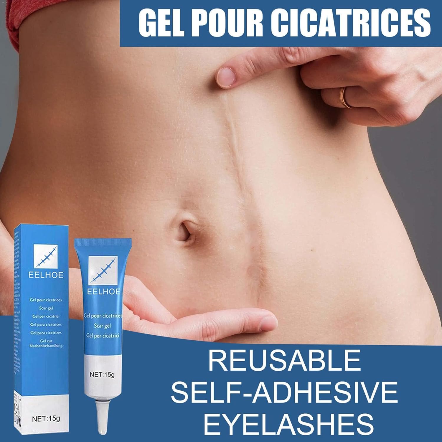 GEL ANTICICATRIZ EELHOE - 15G