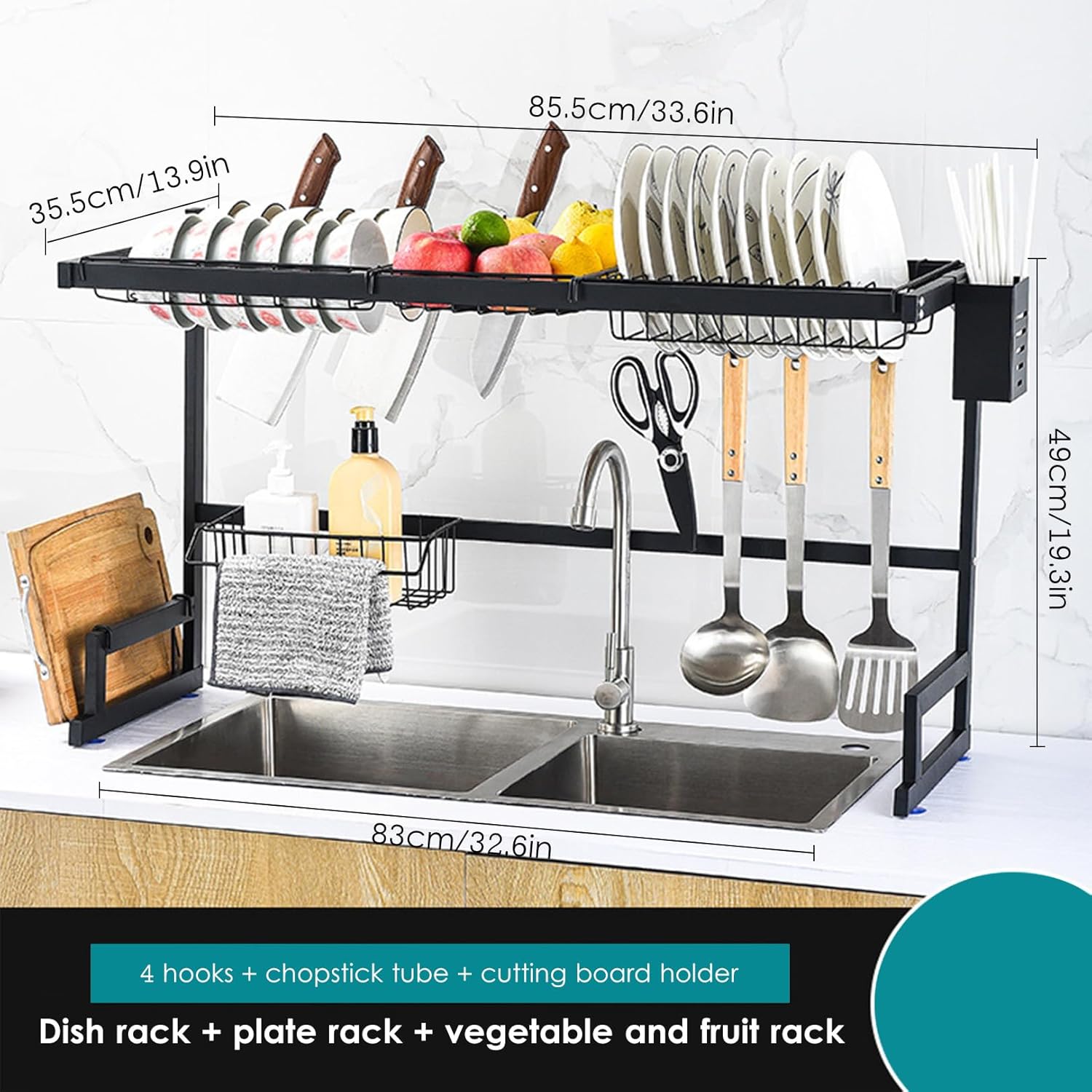 ESCURRIDOR DE PLATOS 85 CM