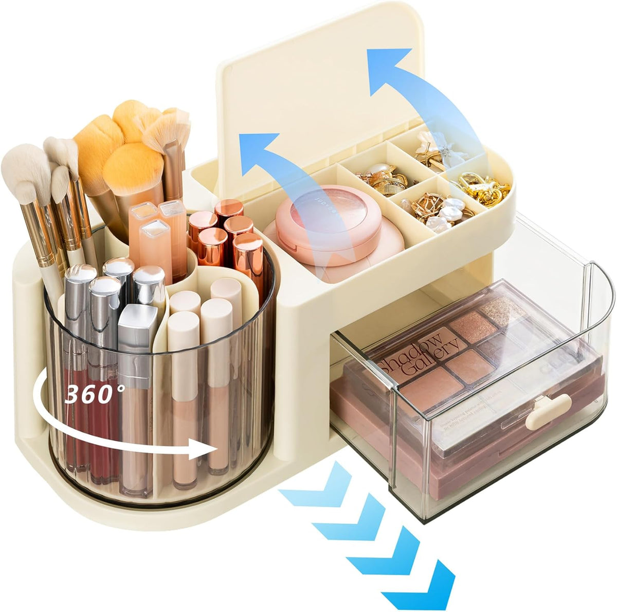 Organizador Giratorio Acrílico Slim Company