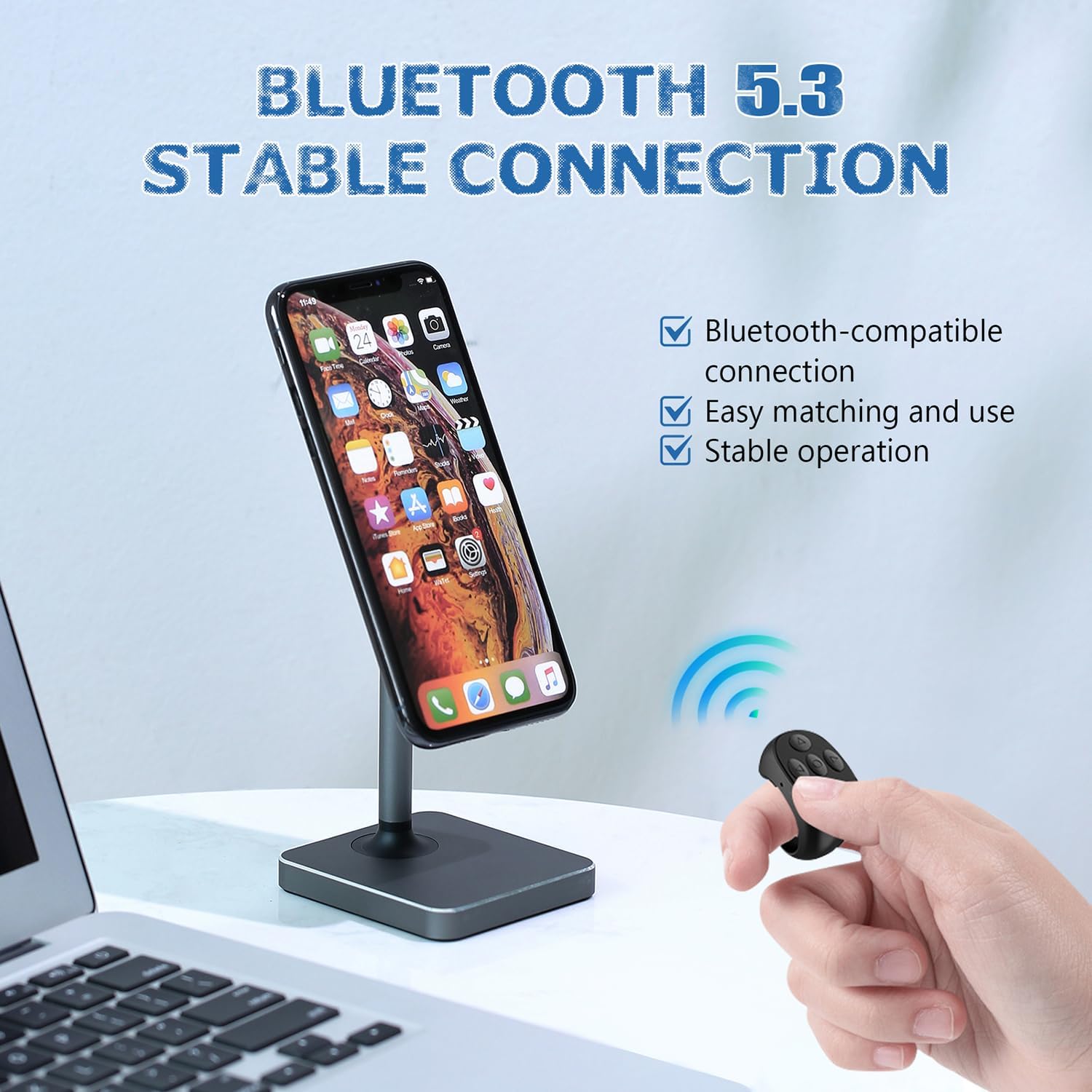 Anillo Remoto Bluetooth para Celular