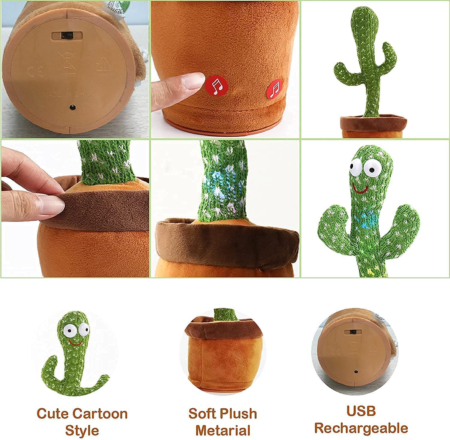 CACTUS BAILARIN RECARGABLE