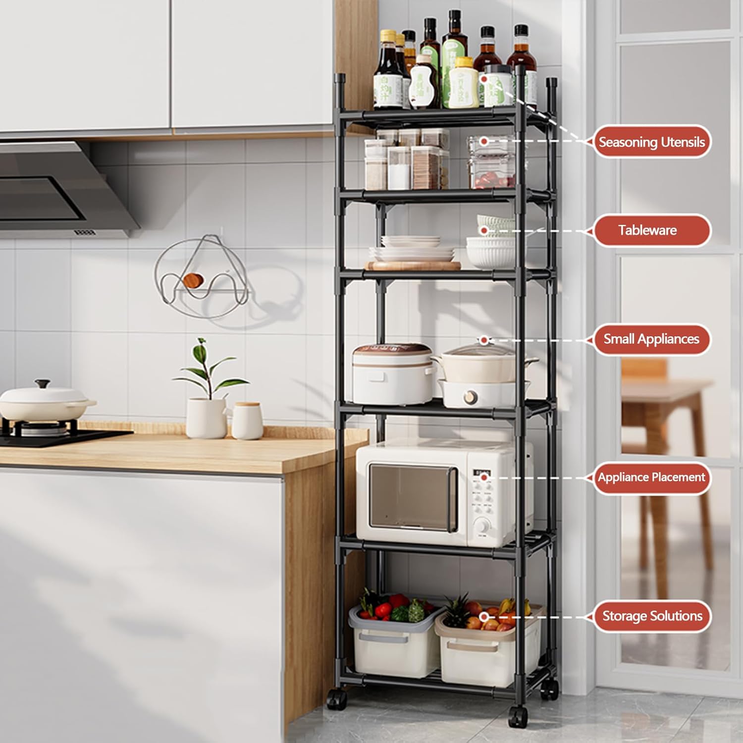 Estante Organizador de 6 Niveles – Multiusos