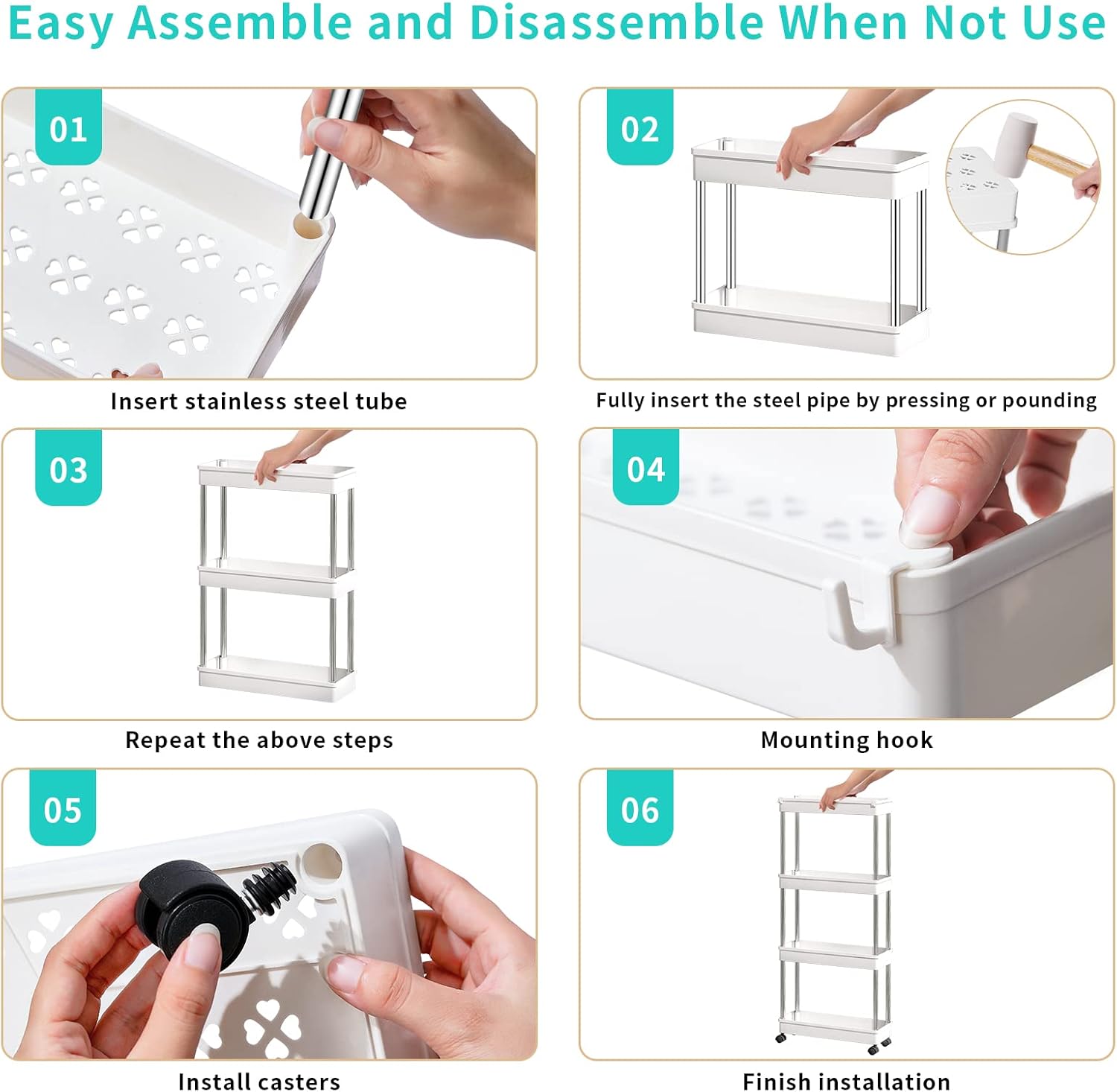 ORGANIZADOR MULTIUSOS BAÑO 4 NIVEL