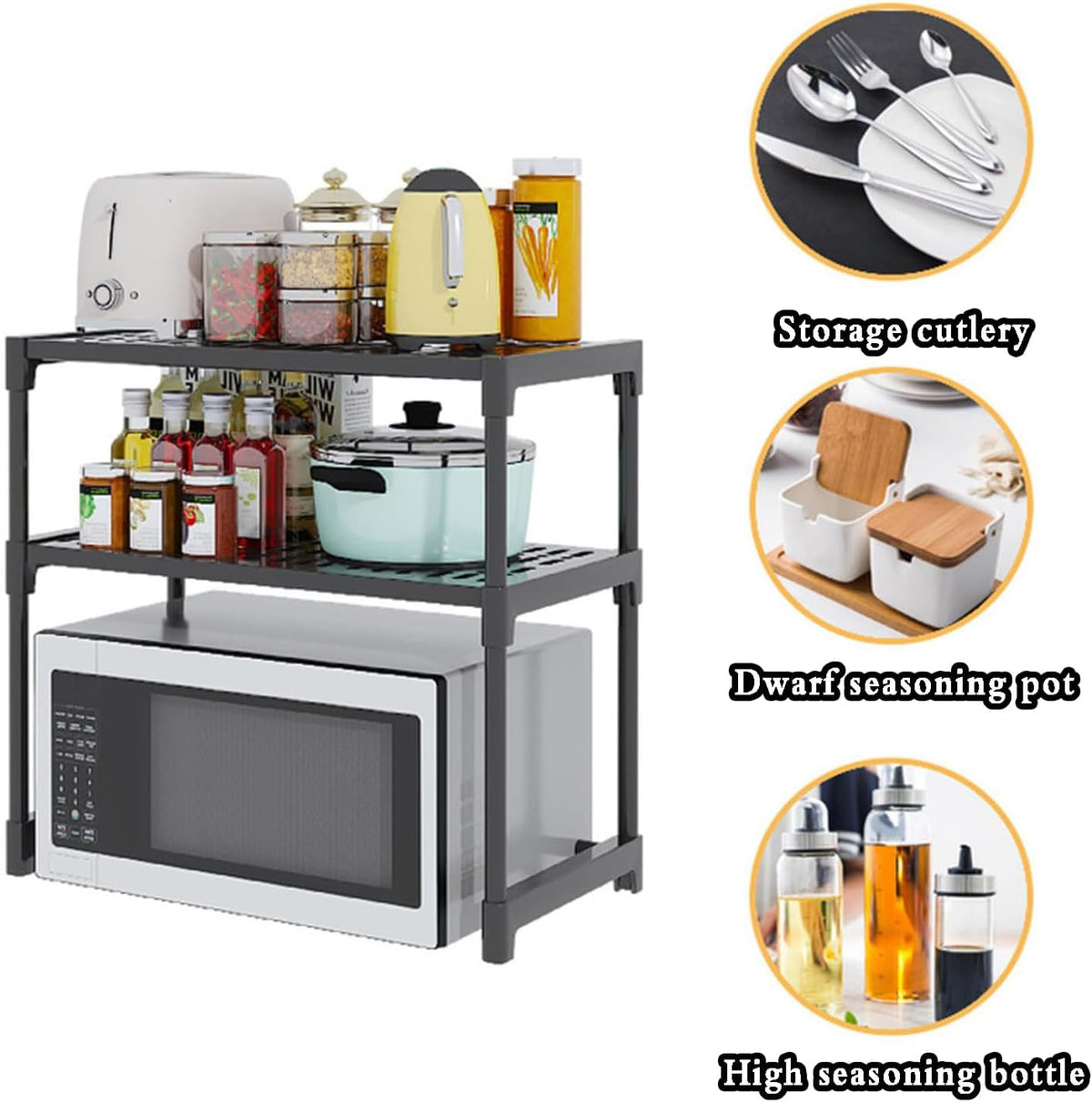 Organizador para Microondas | Más Espacio y Orden en tu Cocina