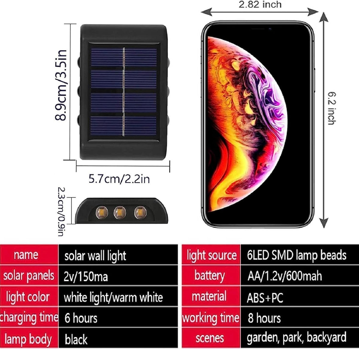 MINI LAMPARA SOLAR EXTERIOR