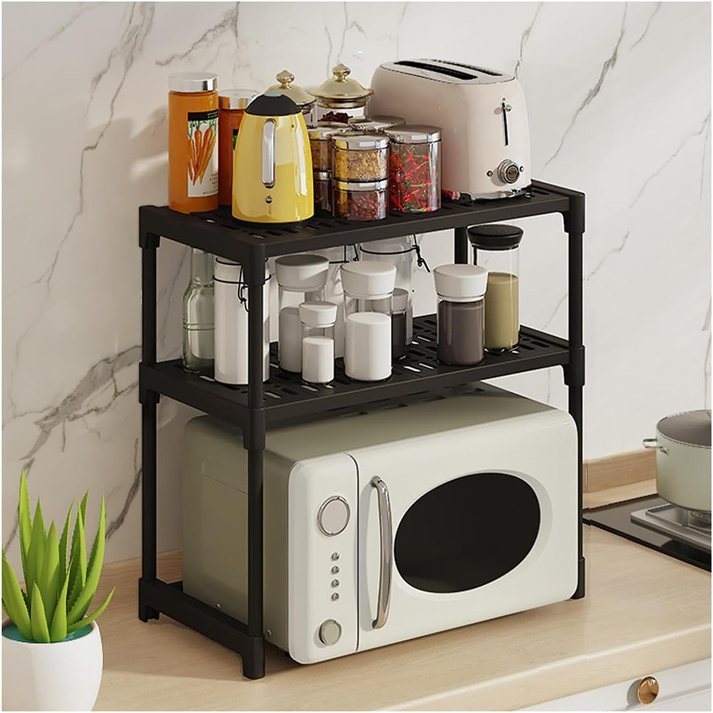 Organizador para Microondas | Más Espacio y Orden en tu Cocina