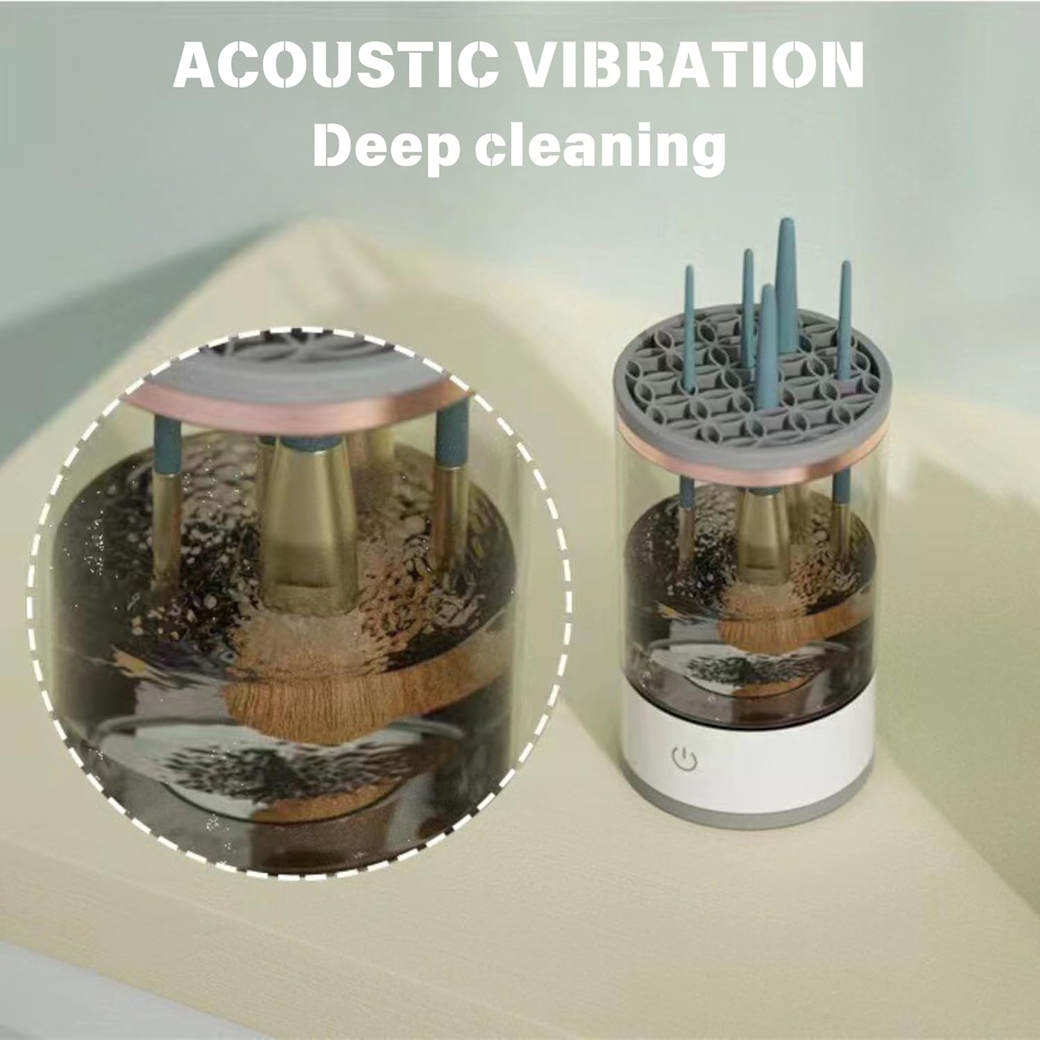 Limpiador eléctrico de brochas de maquil