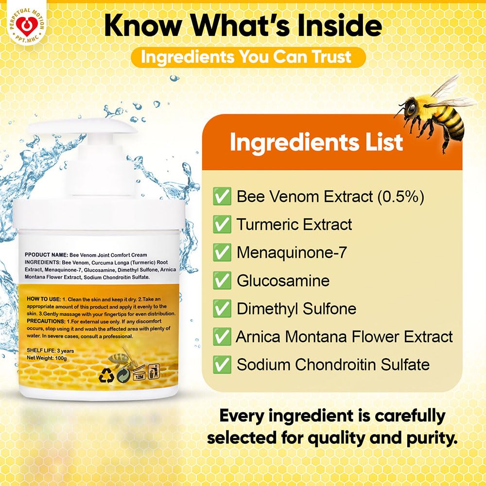 Crema de Veneno de Abeja | Alivio y Bienestar Articular
