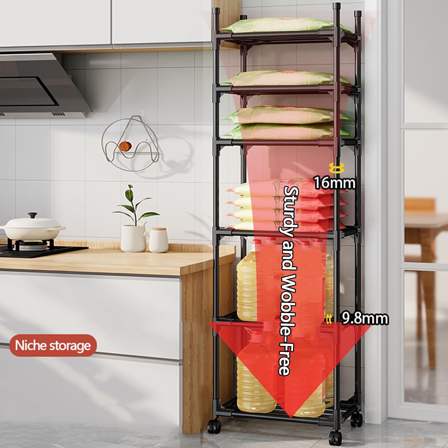 Estante Organizador de 6 Niveles – Multiusos