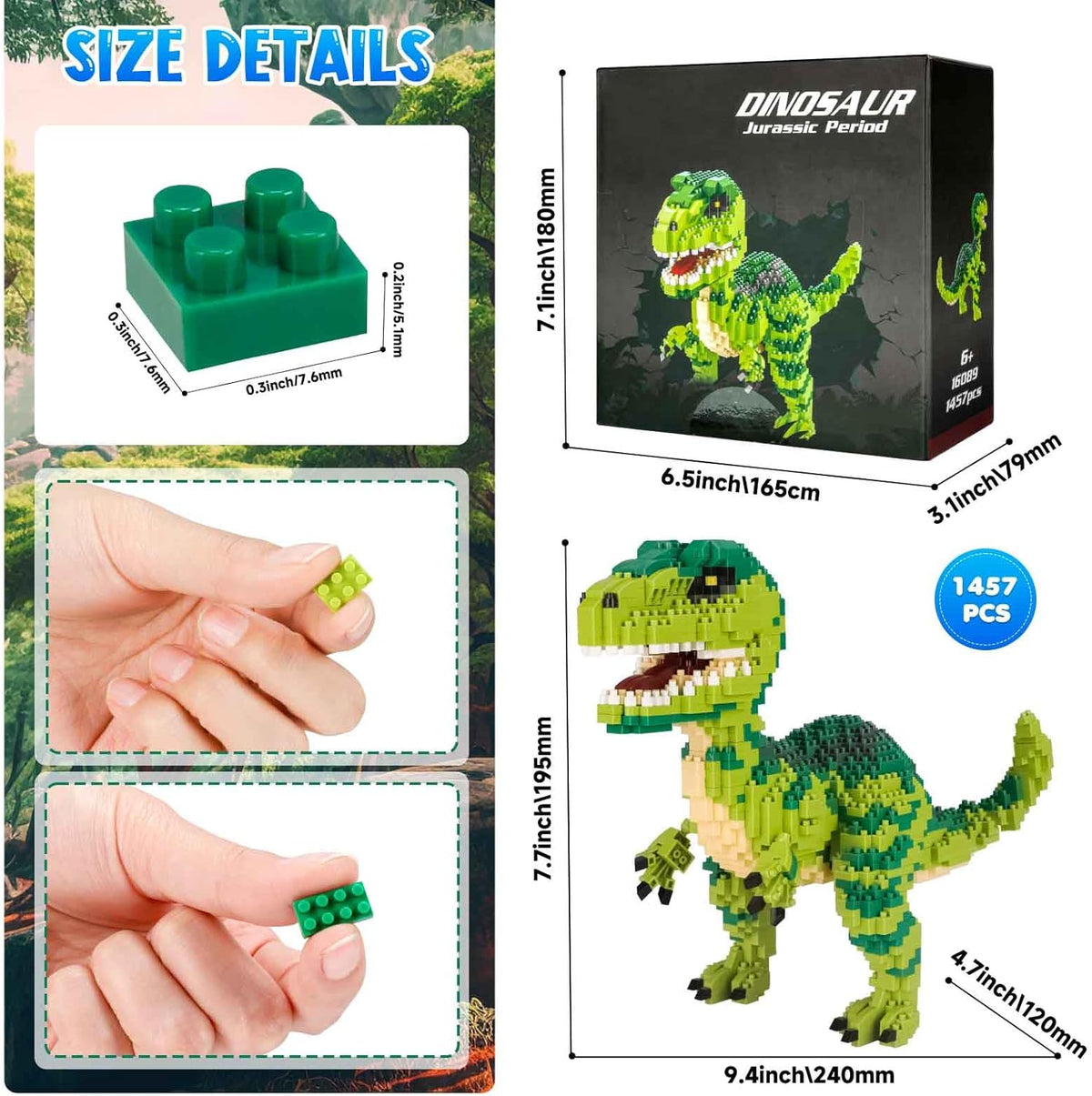 T-Rex Armable 3D