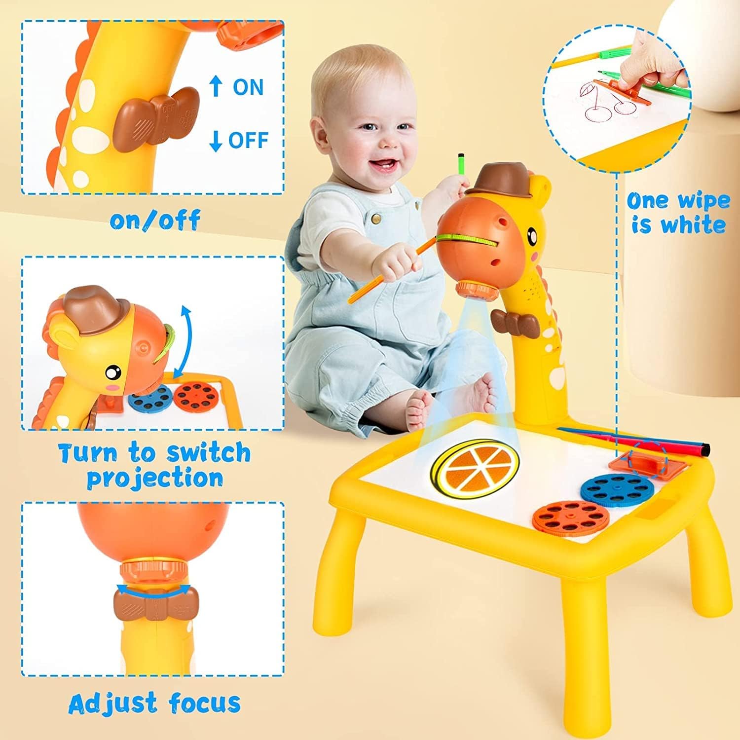 Proyector de Pintura Jirafa para niños