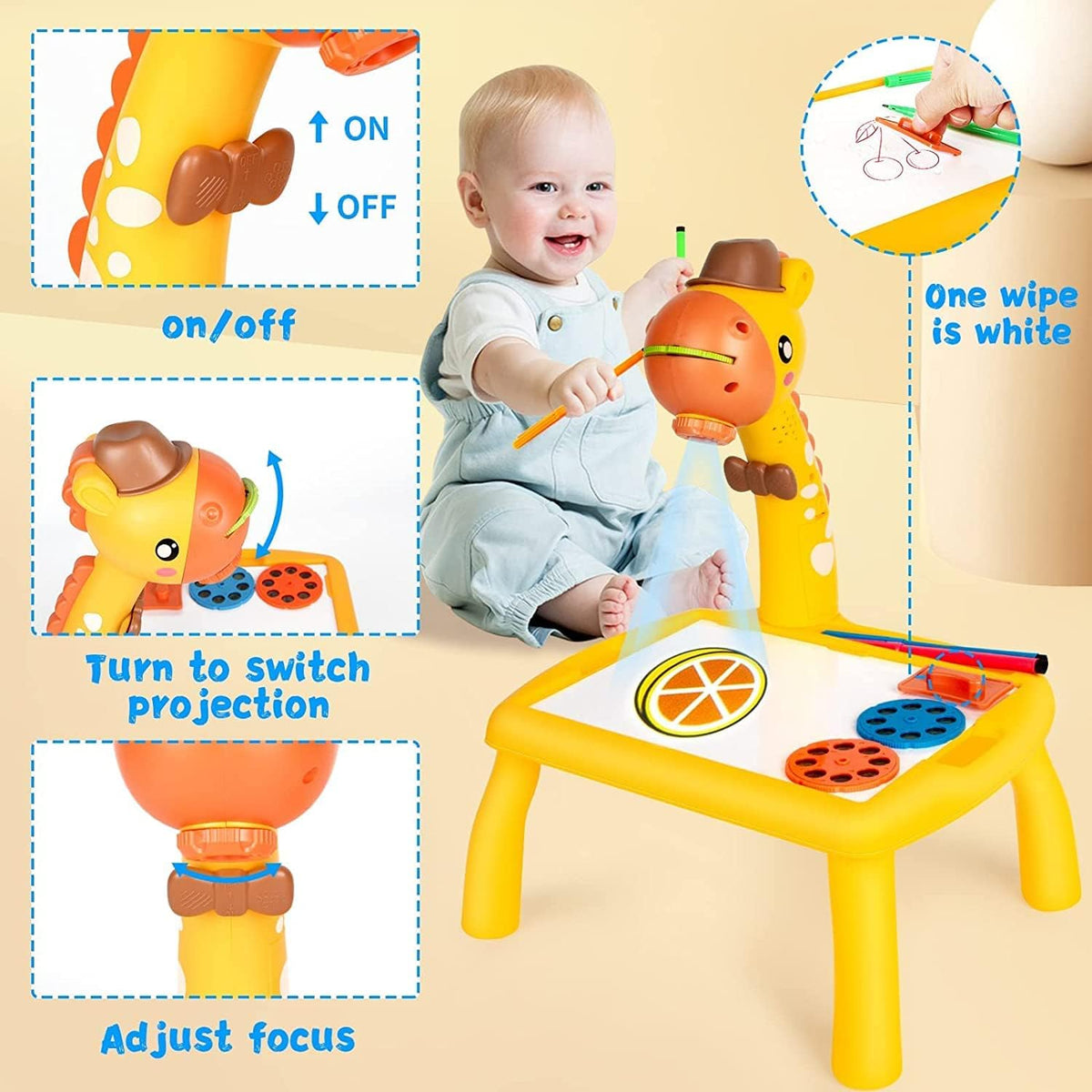 Proyector de Pintura Jirafa para niños