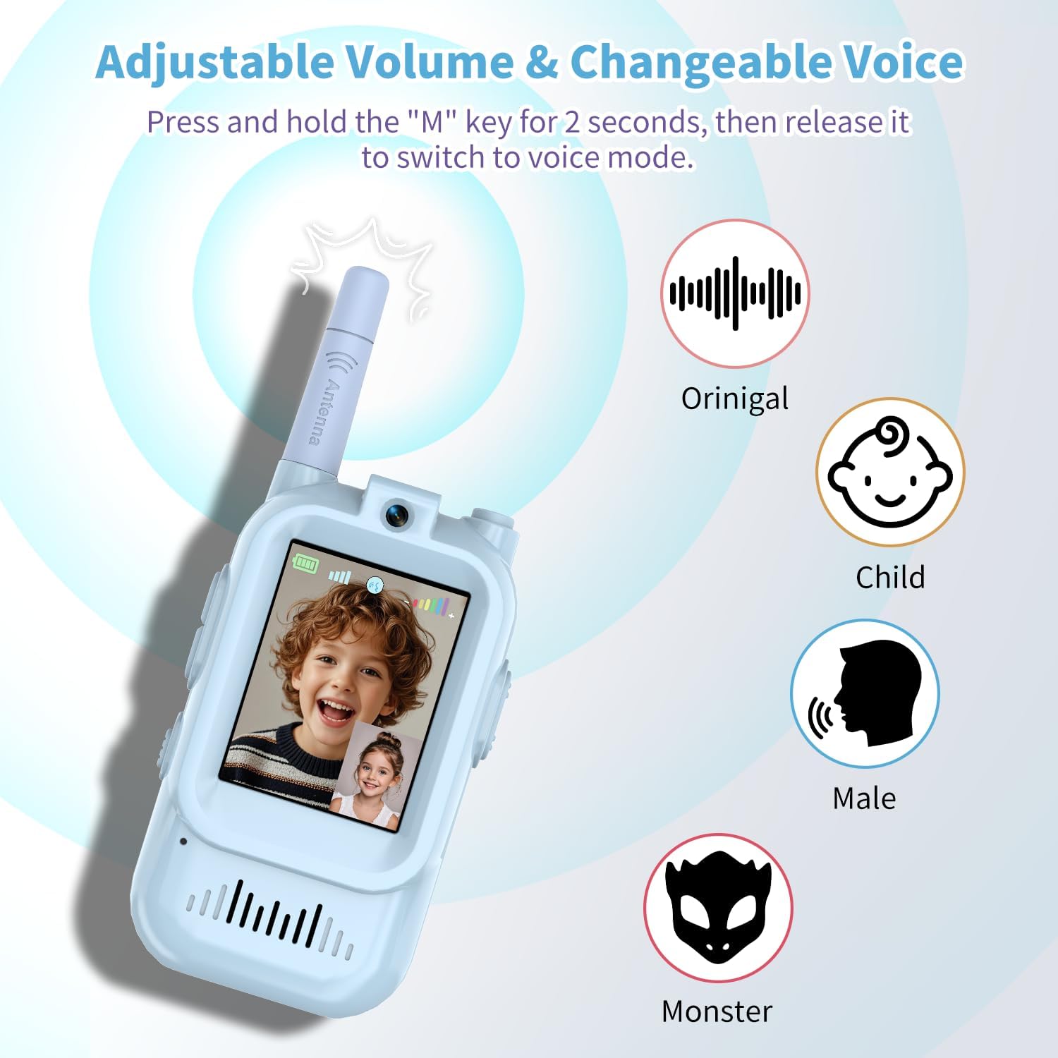 Walkie Talkies para Niños - Pack de 2 | Más Aventuras, Menos Pantallas