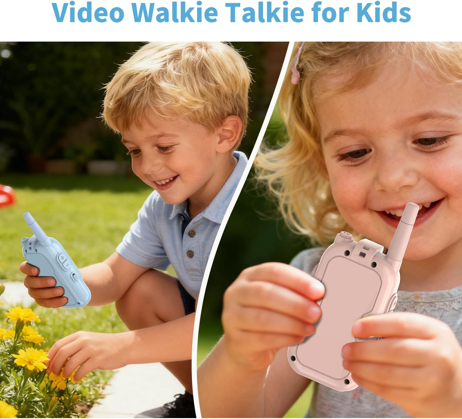 Walkie Talkies para Niños - Pack de 2 | Más Aventuras, Menos Pantallas