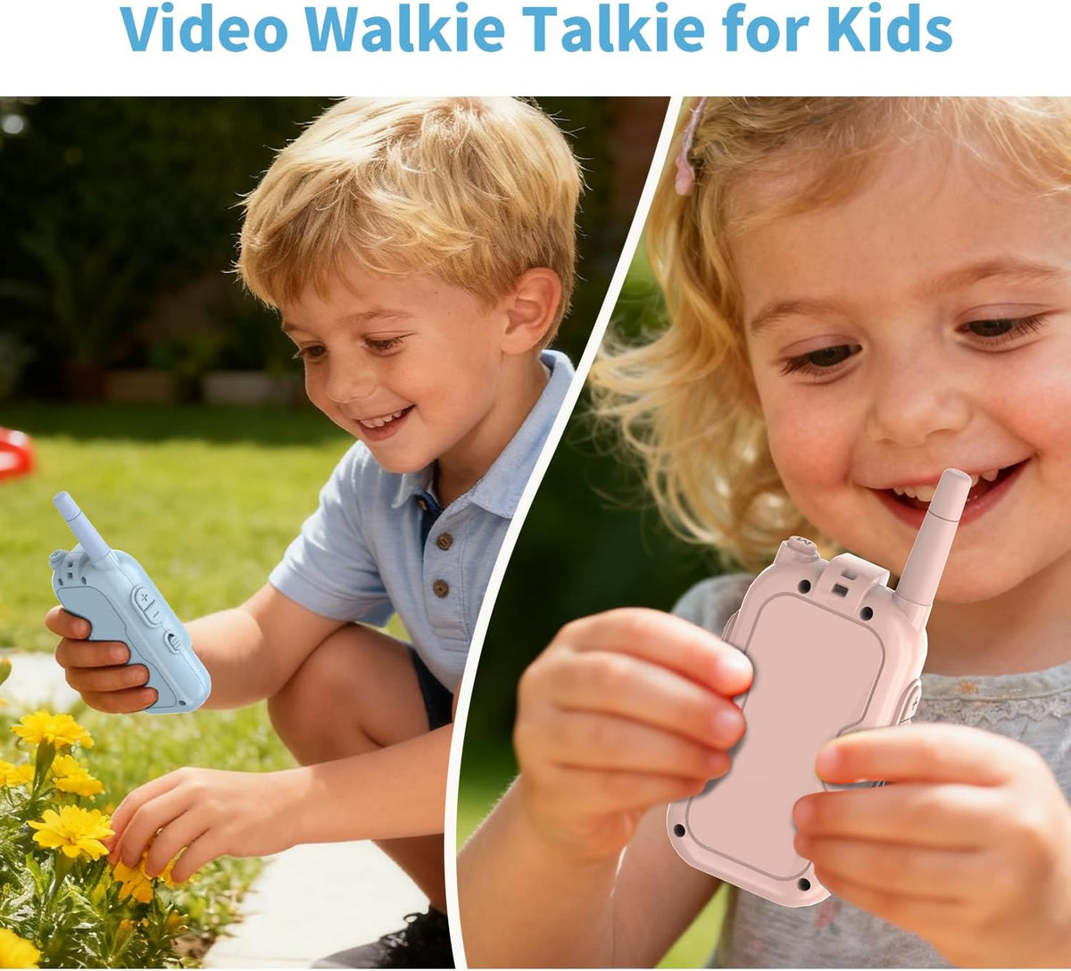 Walkie Talkies para Niños - Pack de 2 | Más Aventuras, Menos Pantallas