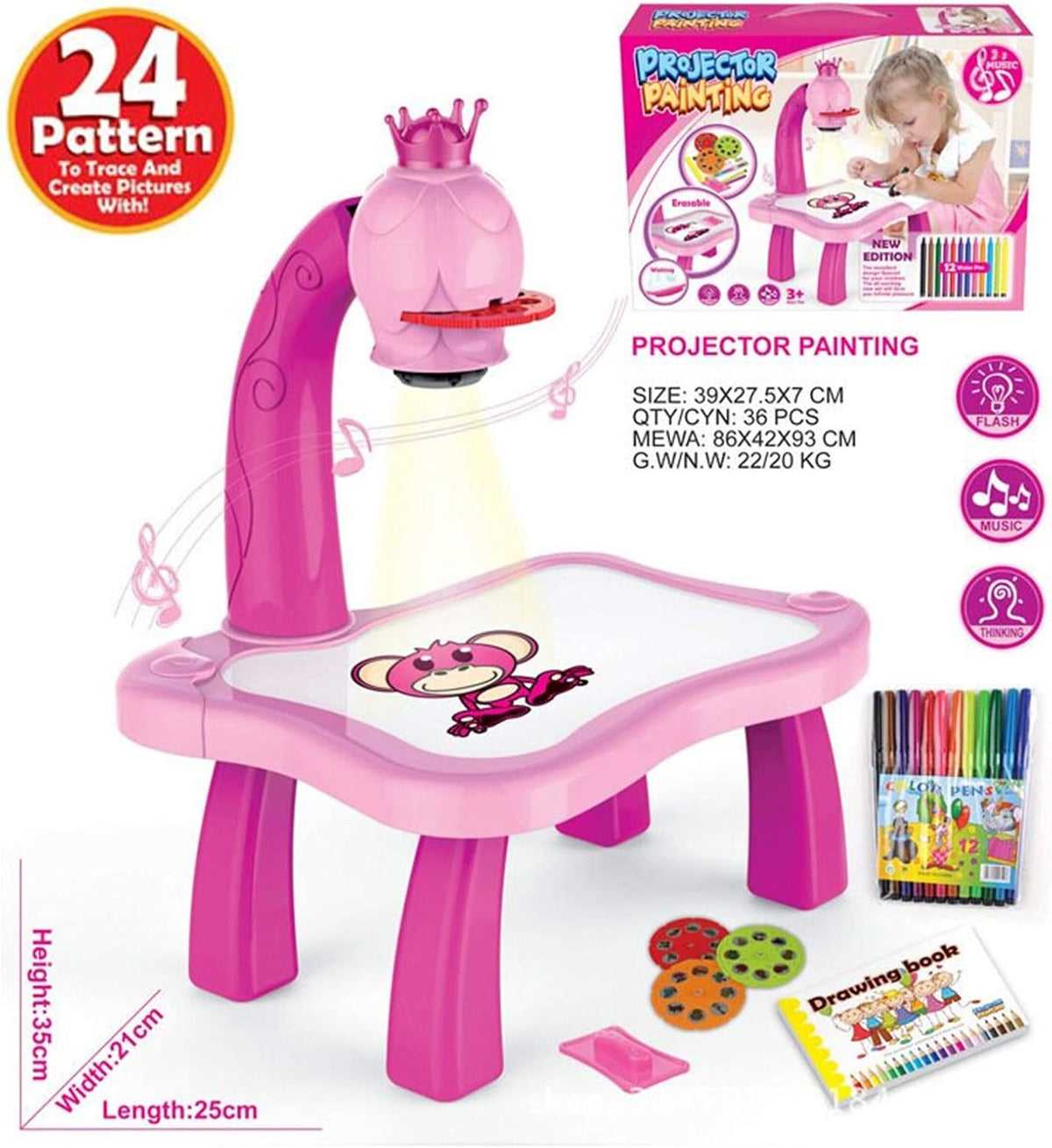 MESA PROYECTOR PARA NIÑOS
