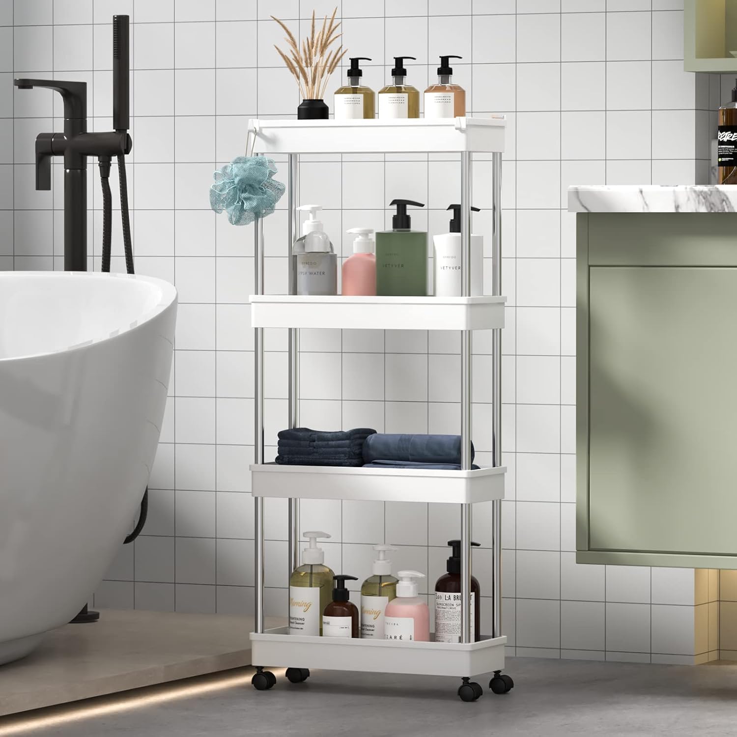 ORGANIZADOR MULTIUSOS BAÑO 4 NIVEL