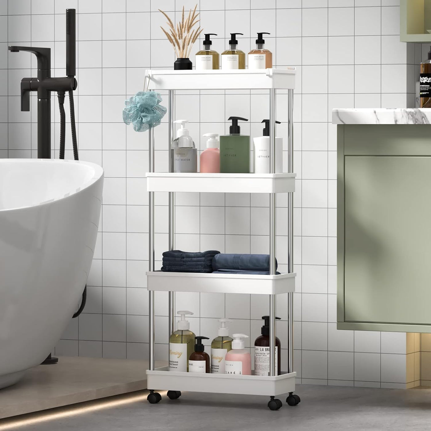 ORGANIZADOR MULTIUSOS BAÑO 4 NIVEL