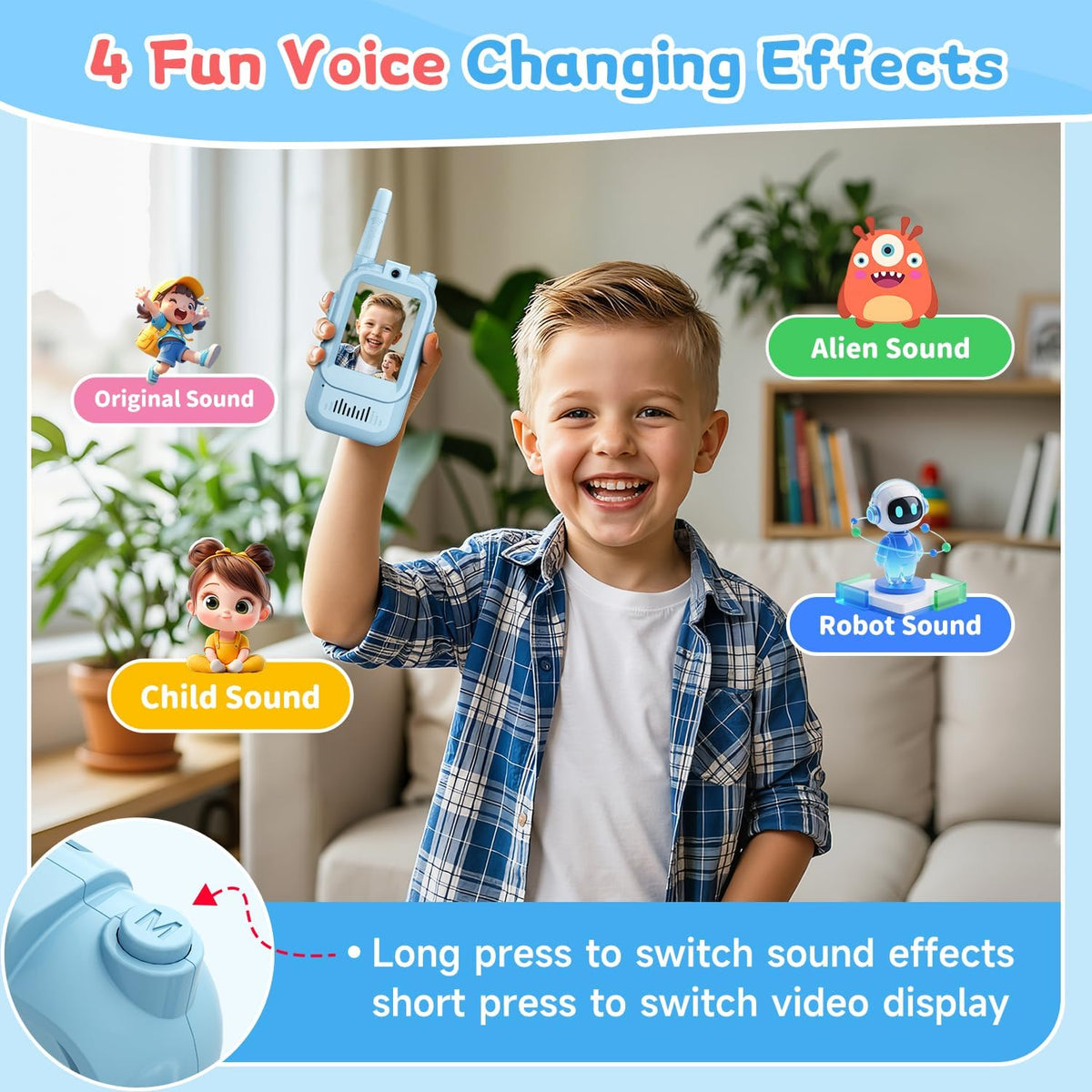 Walkie Talkies para Niños - Pack de 2 | Más Aventuras, Menos Pantallas