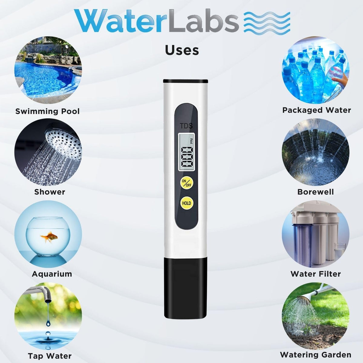 Medidor Digital de Calidad de Agua 3 en 1 (TDS, EC y Temperatura)