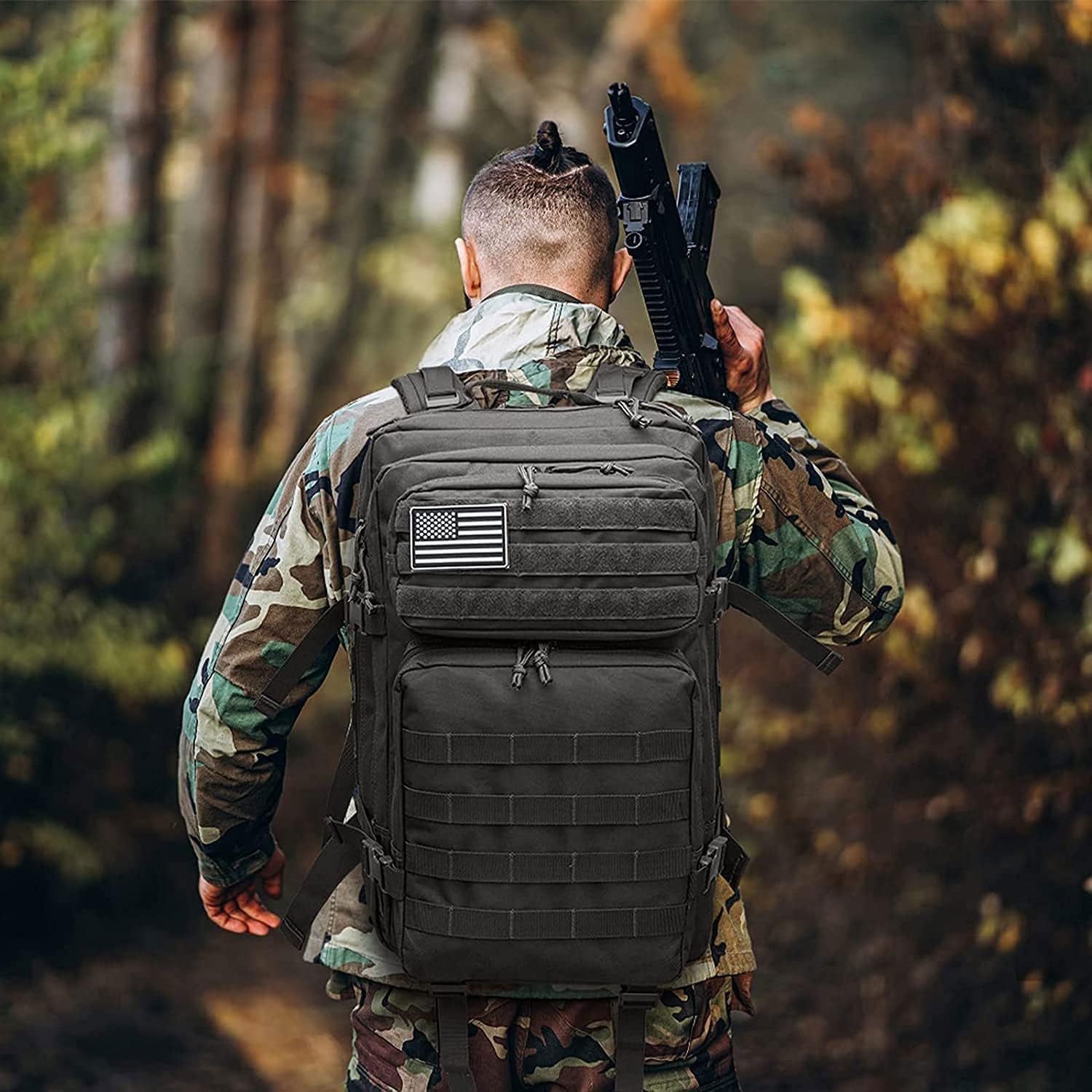 Mochila Táctica Militar 45L | Resistente para Viajes y Aventuras