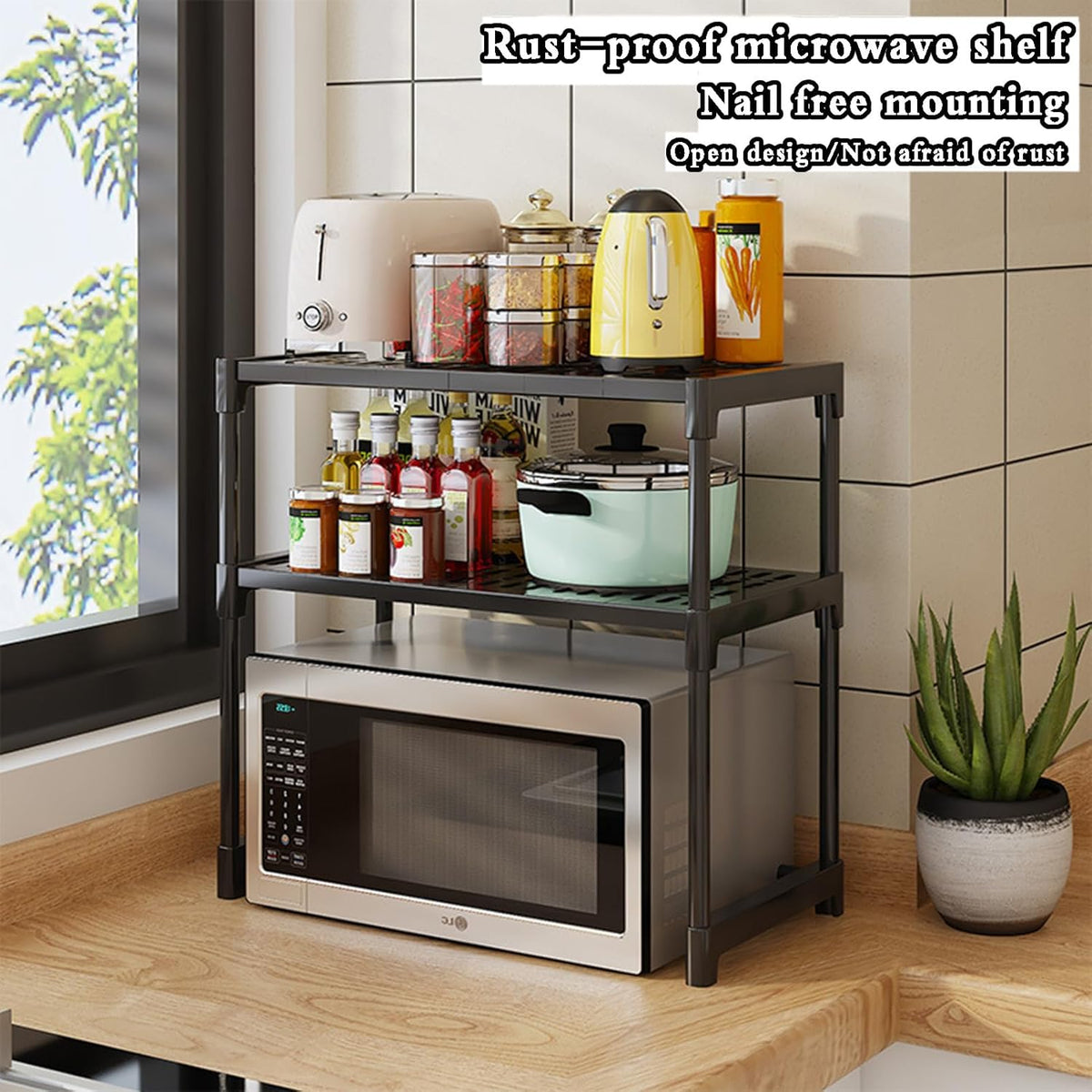 Organizador para Microondas | Más Espacio y Orden en tu Cocina