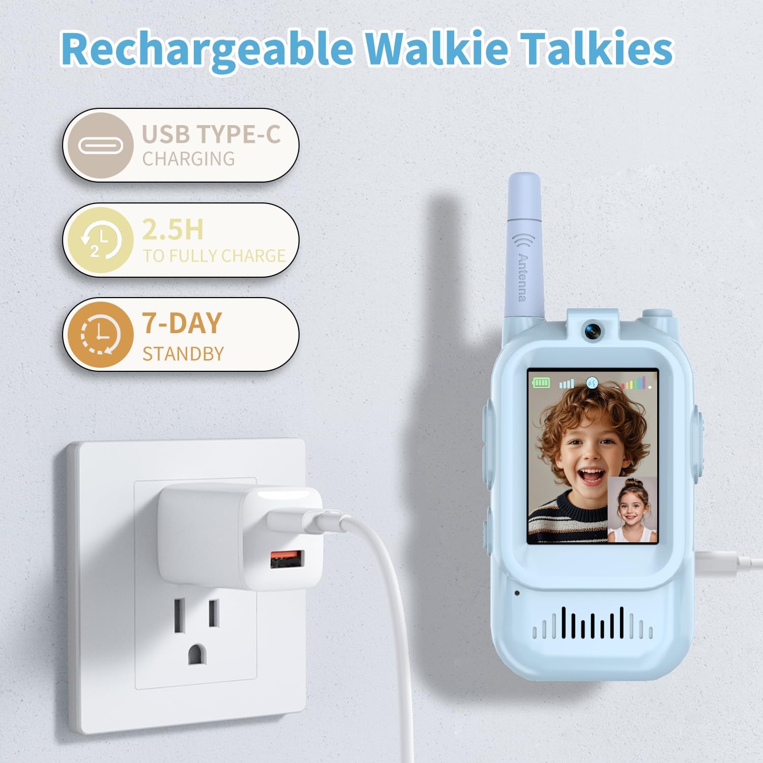 Walkie Talkies para Niños - Pack de 2 | Más Aventuras, Menos Pantallas