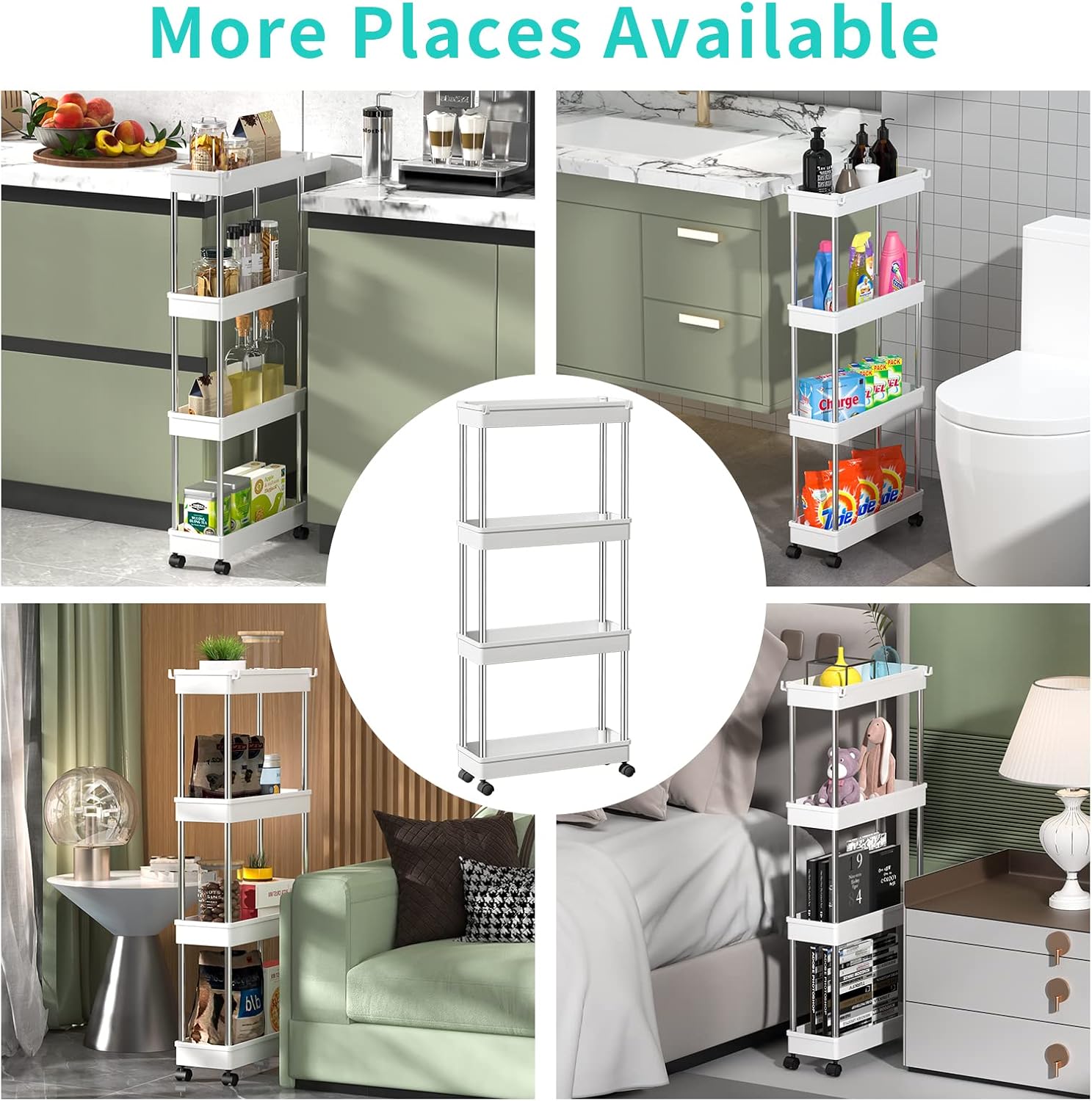 ORGANIZADOR MULTIUSOS BAÑO 4 NIVEL