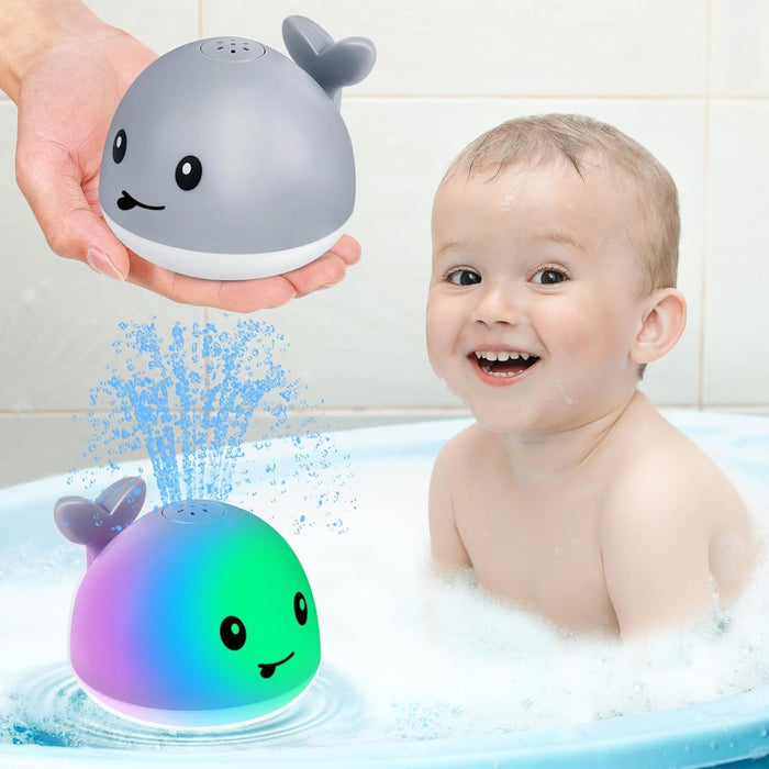 JUGUETE DE BAÑO - BALLENA ILUMINADA RECARGABLE
