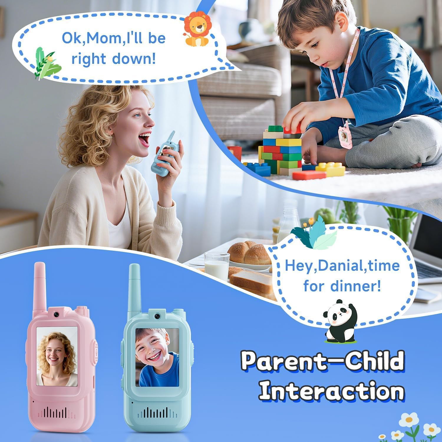 Walkie Talkies para Niños - Pack de 2 | Más Aventuras, Menos Pantallas