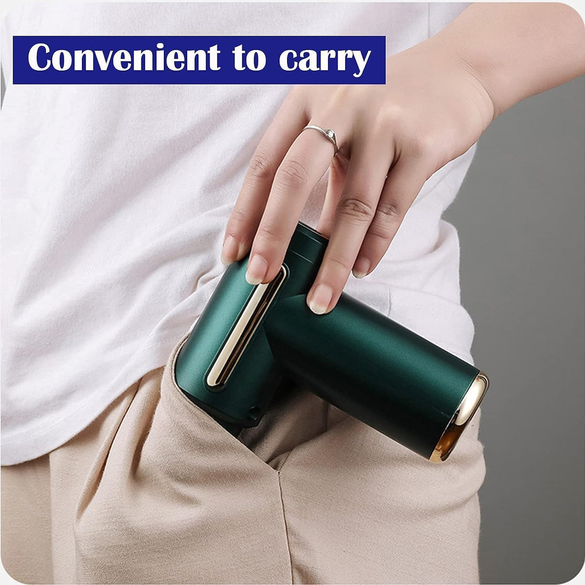 Pistola de Masaje Muscular Portátil