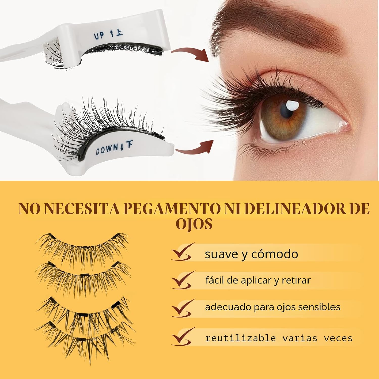 Pestañas Magnéticas | Mirada Perfecta sin Pegamento