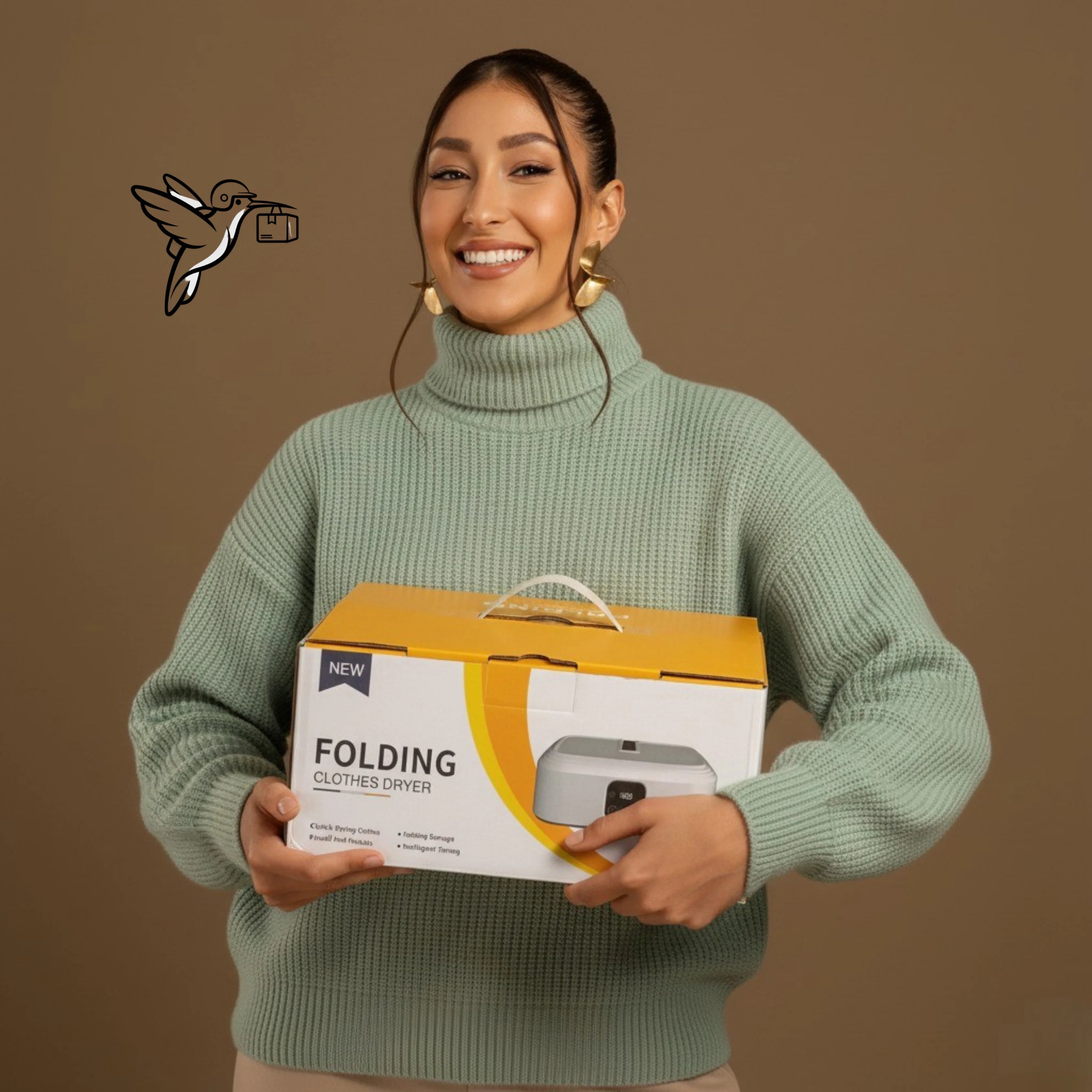 SECADOR DE ROPA 3 EN 1 PORTÁTIL 600W