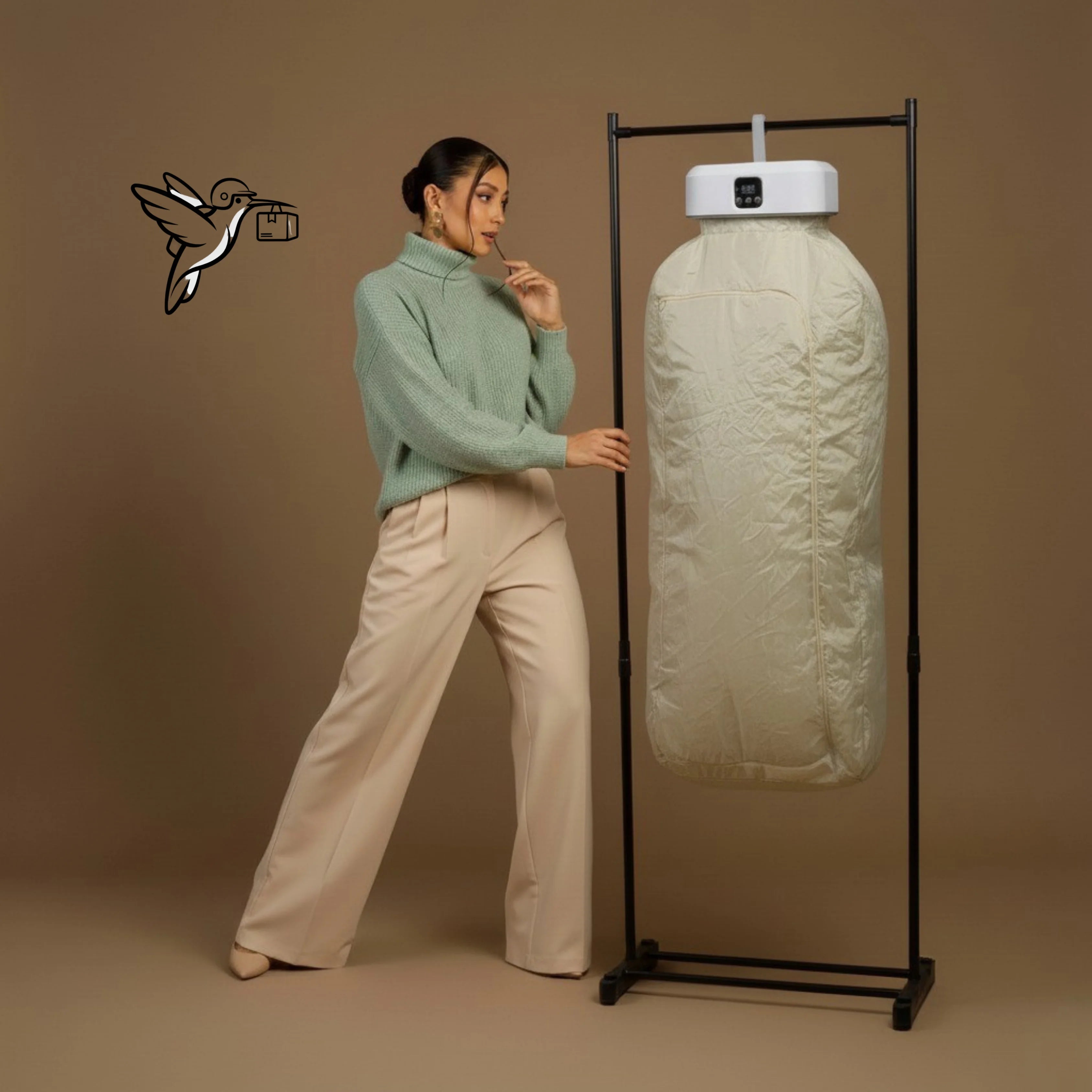 SECADOR DE ROPA 3 EN 1 PORTÁTIL 600W