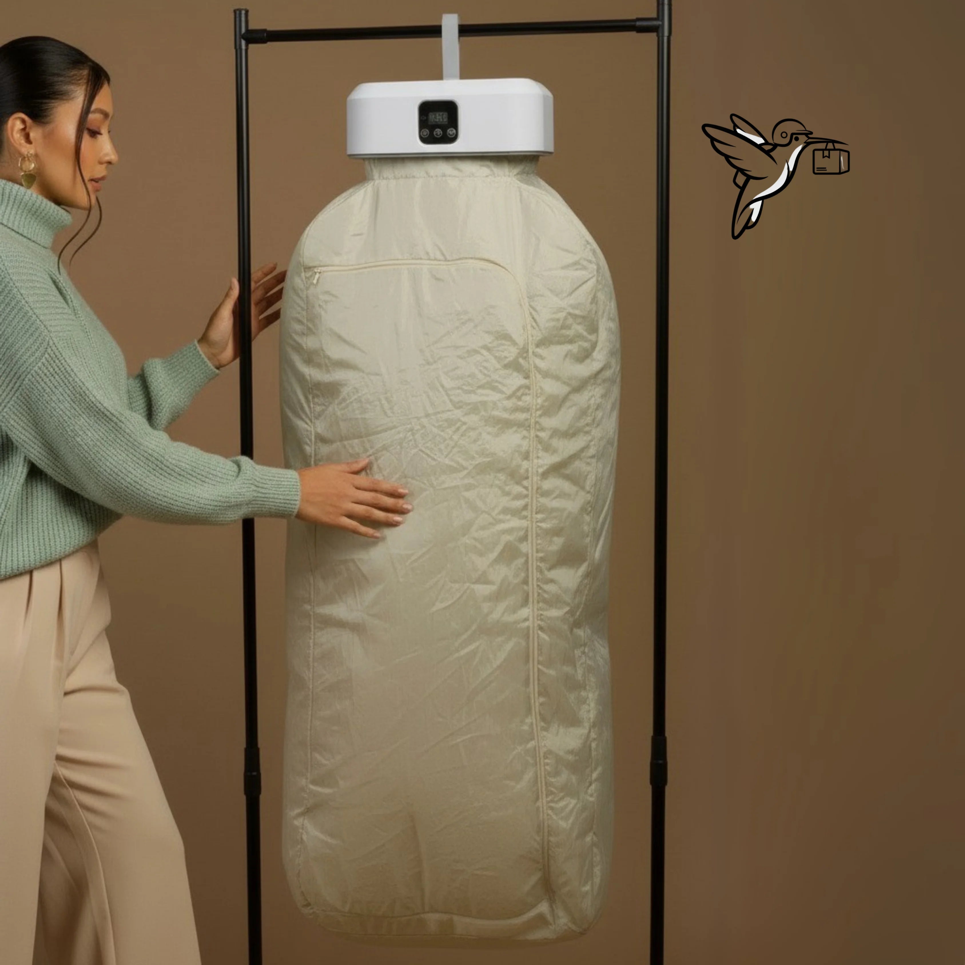 SECADOR DE ROPA 3 EN 1 PORTÁTIL 600W