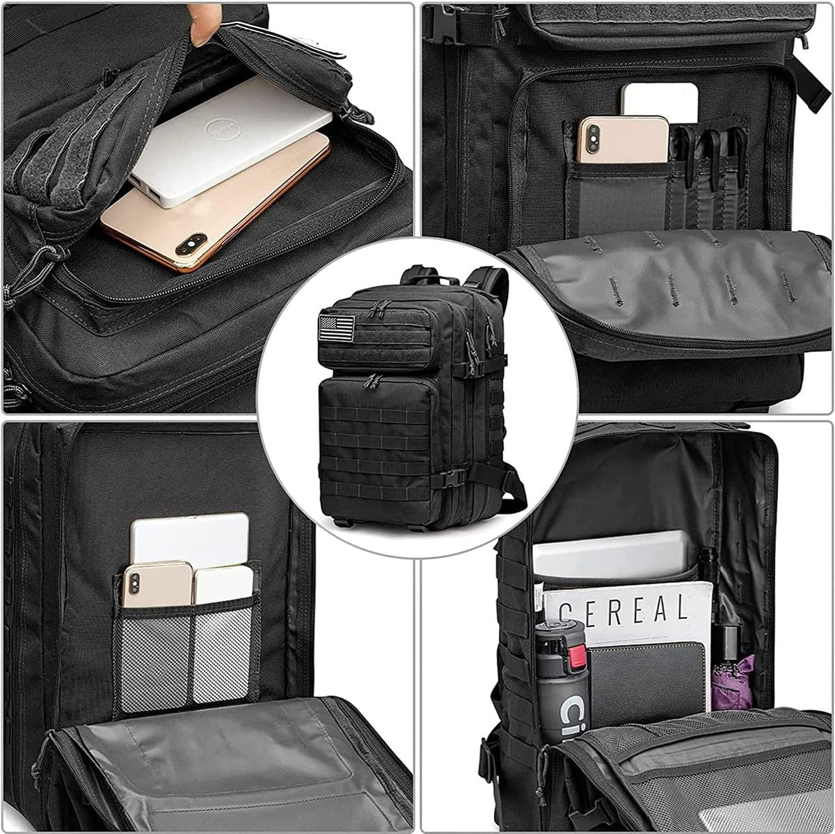Mochila Táctica Militar 45L | Resistente para Viajes y Aventuras