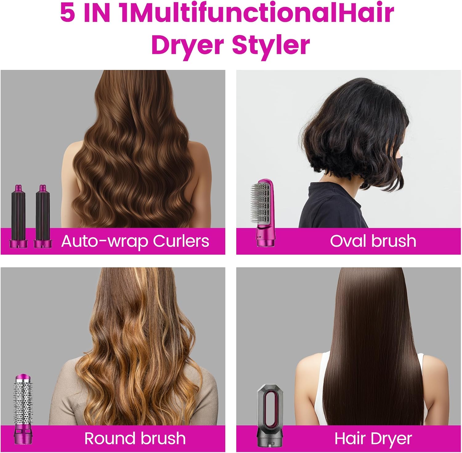 PEINE DE AIRE CALIENTE 5 EN 1