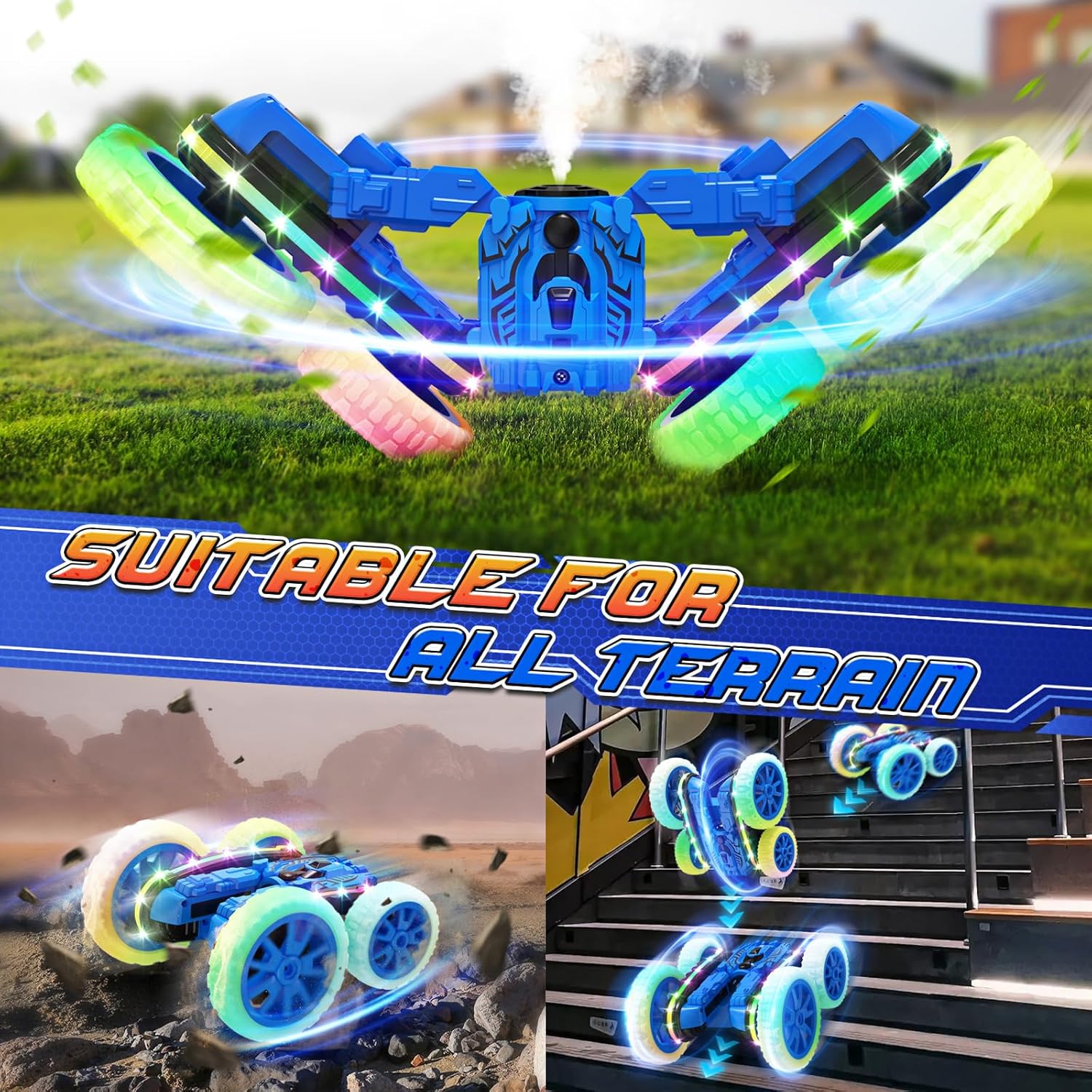 Carro acrobático 360° | Control remoto