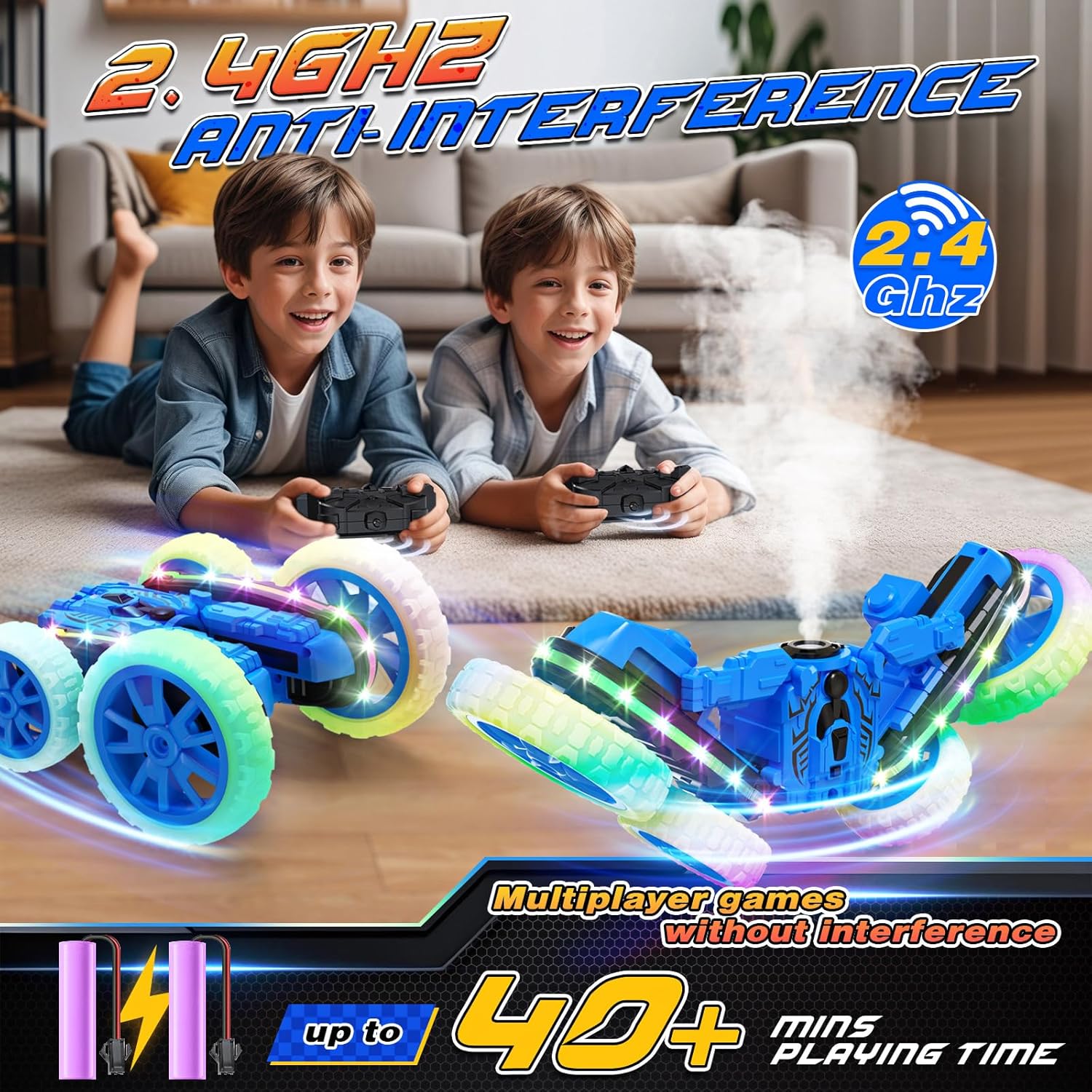 Carro acrobático 360° | Control remoto