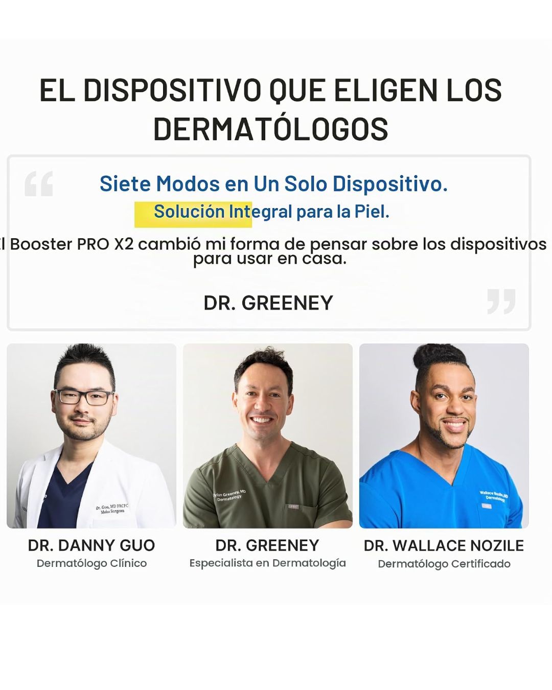 Masajeador Facial LED 8 en 1 Recargable | Rutina de Cuidado Tipo Spa en Casa