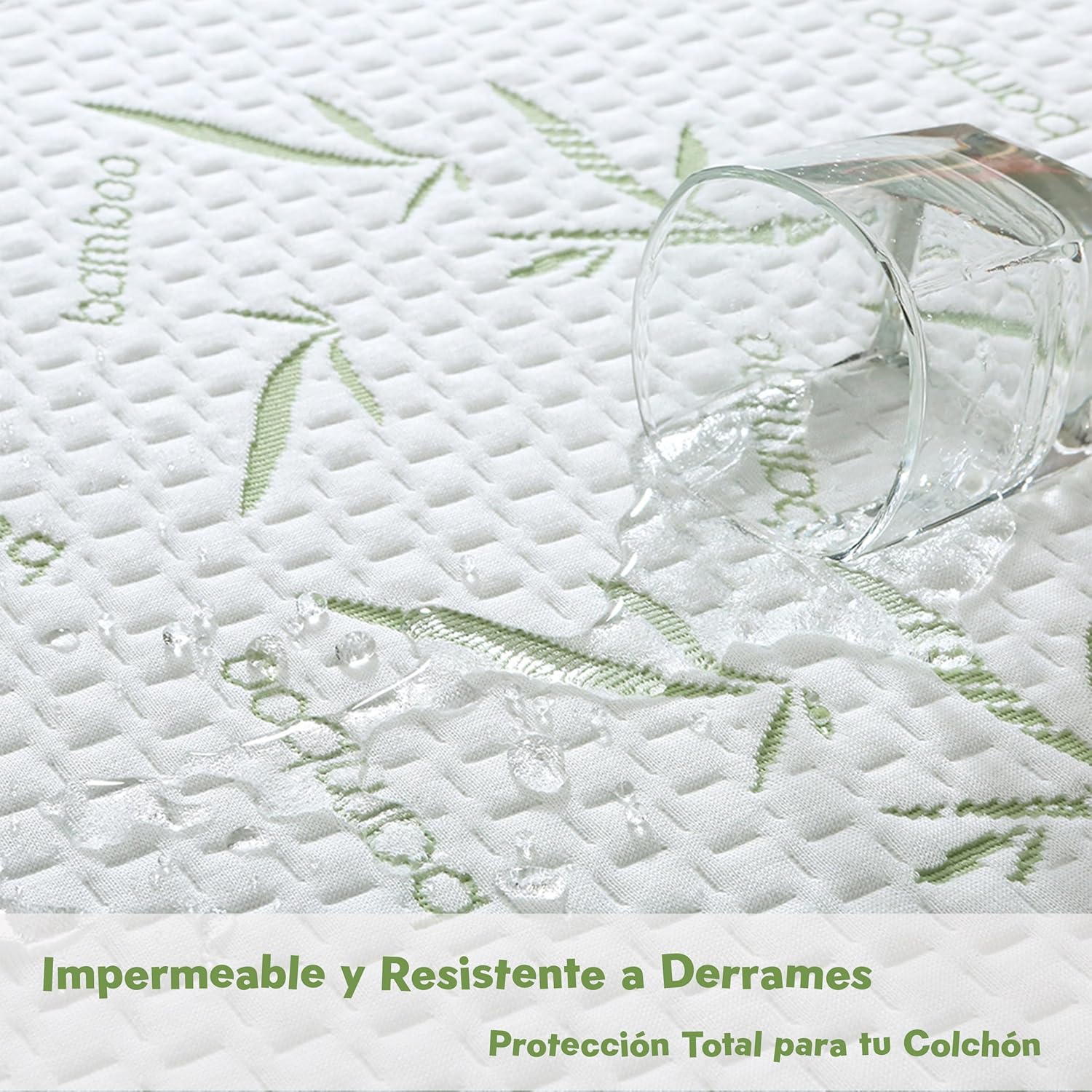 PROTECTOR COLCHON BAMBOO IMPERMEABLE ANTIACAROS