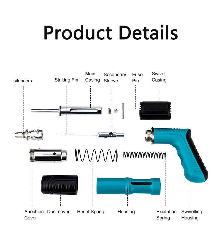 PISTOLA DE PRESIÓN PARA CLAVOS