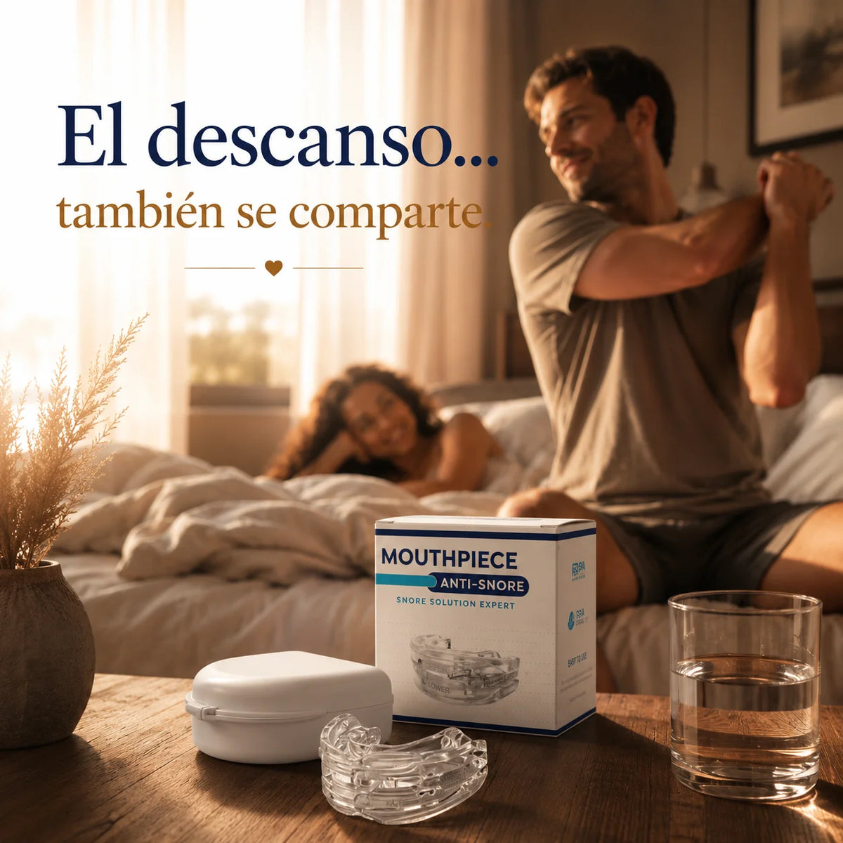 Dispositivo Antirronquidos Ajustable | Descanso Más Cómodo sin ruidos
