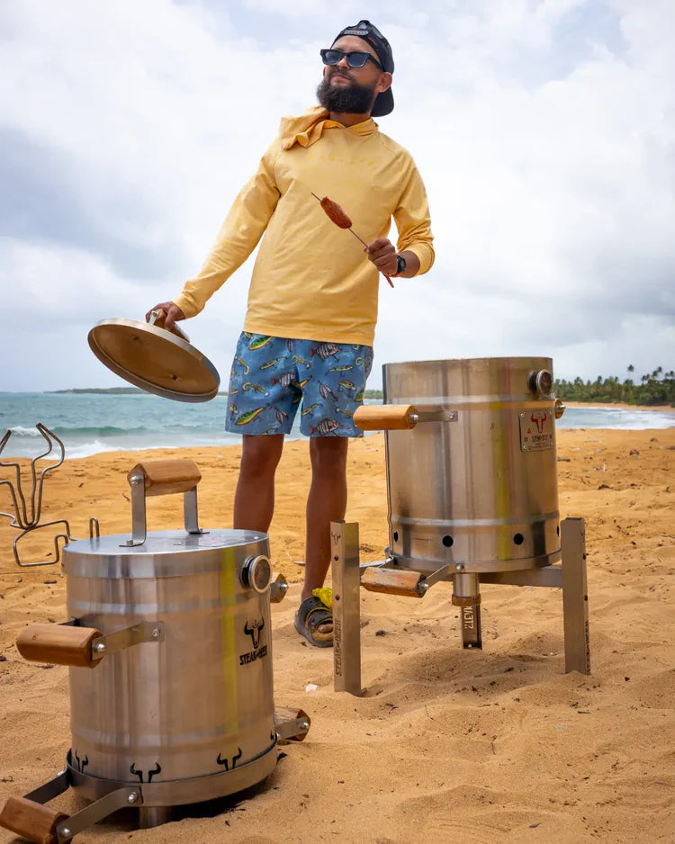 BARRIL ASADOR MEDIANO ESTILO PROFESIONAL