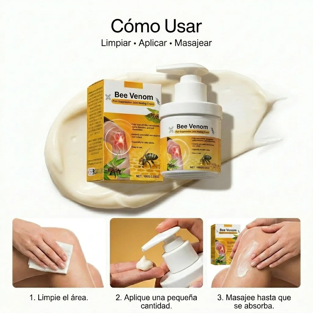 Crema Veneno de Abeja | Alivio y Bienestar Articular