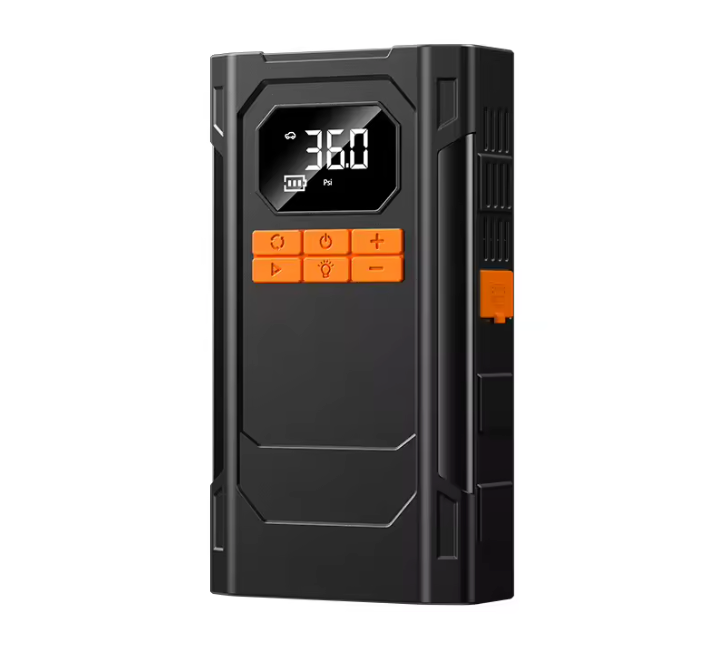 Arrancador Portátil 4 en 1 | Arranque, Compresor, Luz LED y Power Bank