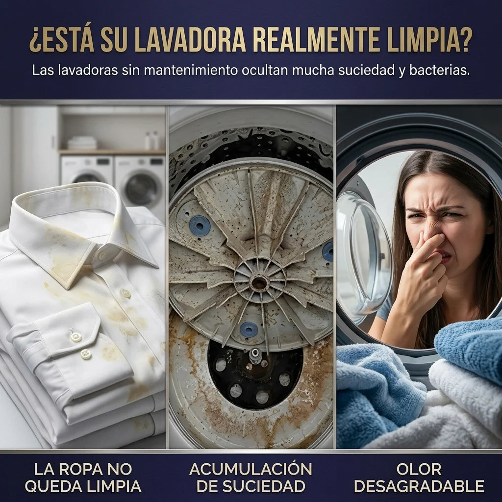 Pastillas Limpiadoras para Lavadora | Limpieza Fácil del Tambor
