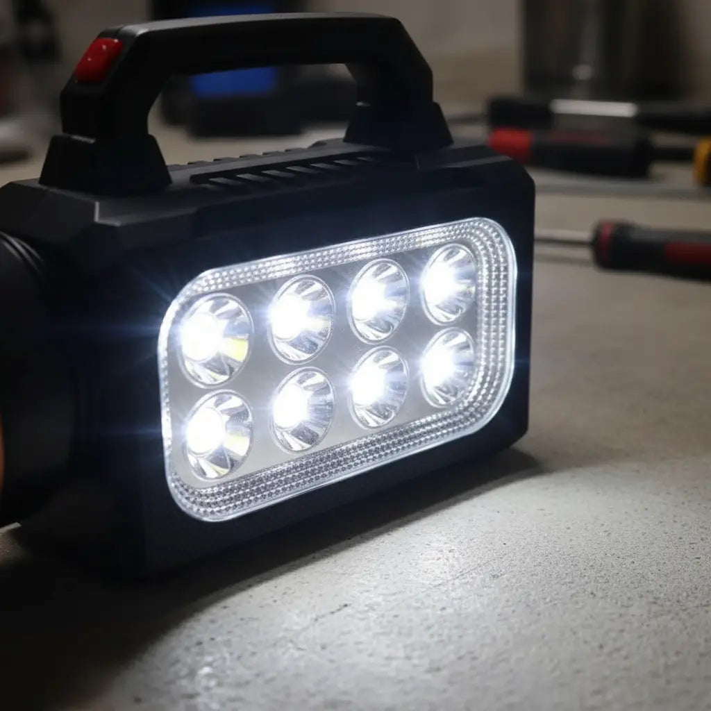Linterna Solar Recargable LED | Potente Luz para Emergencias y Camping