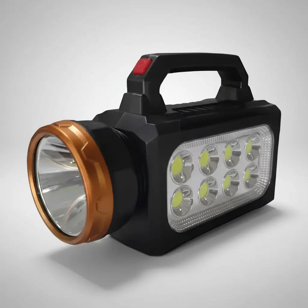 Linterna Solar Recargable LED | Potente Luz para Emergencias y Camping